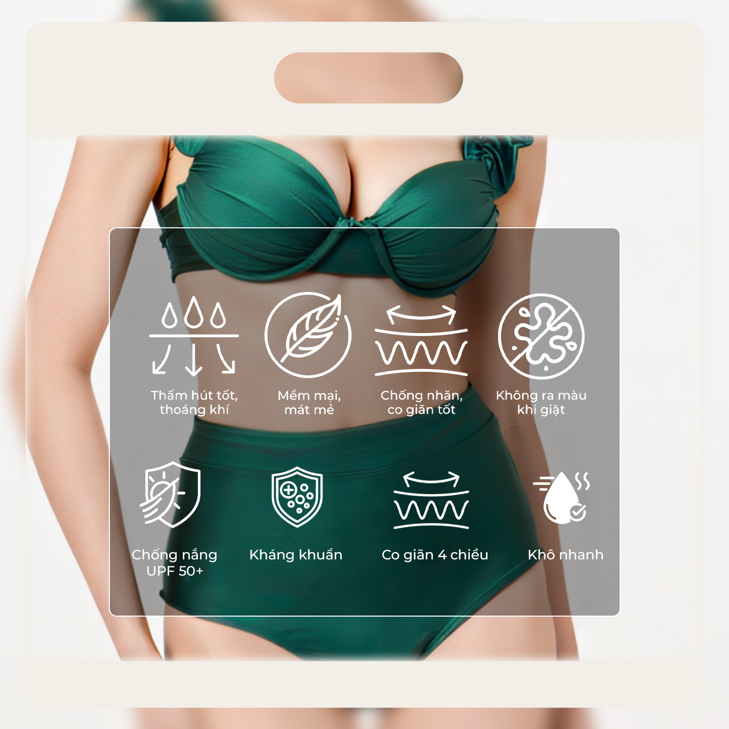 Bộ đồ bơi Jade - Jade bikini Mily.beach