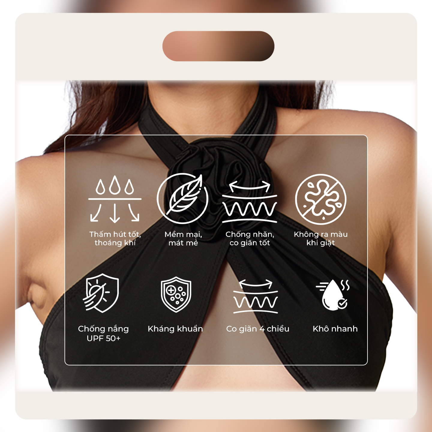 Bộ đồ bơi Layla - Layla black bikini Mily.beach