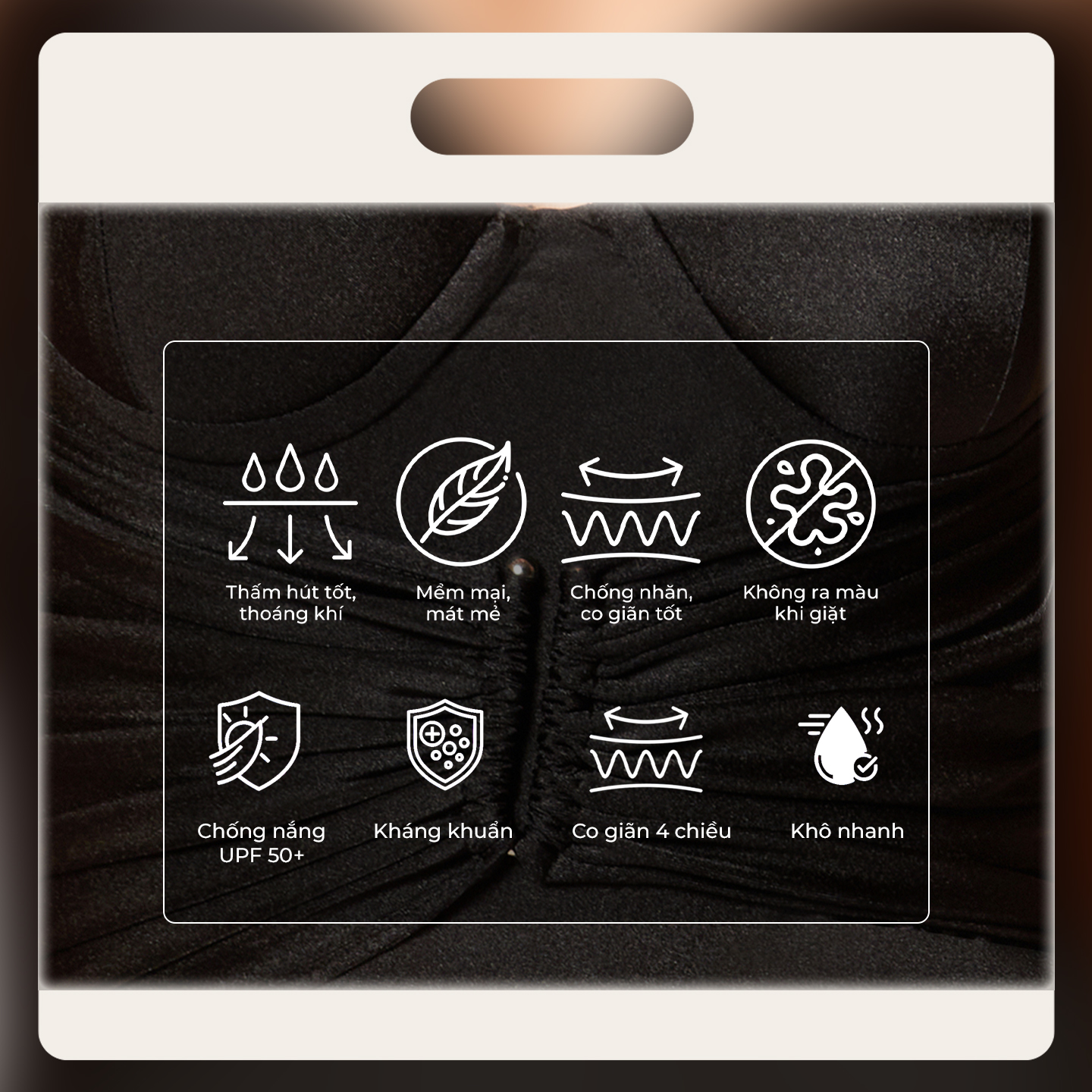 Bộ đồ bơi Mia màu đen - Mia black swimsuit Mily.beach