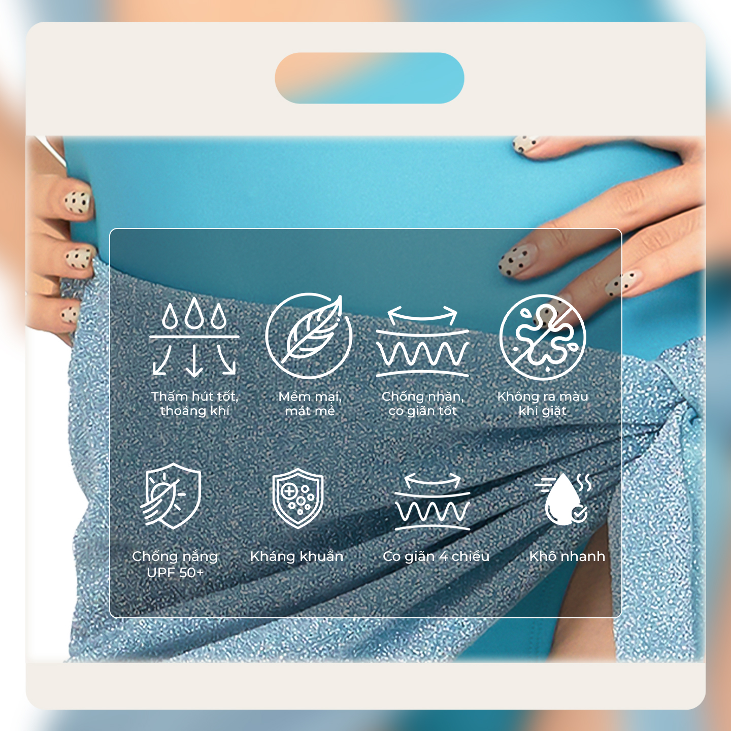 Bộ đồ bơi Sophia Blue - Mily Beach