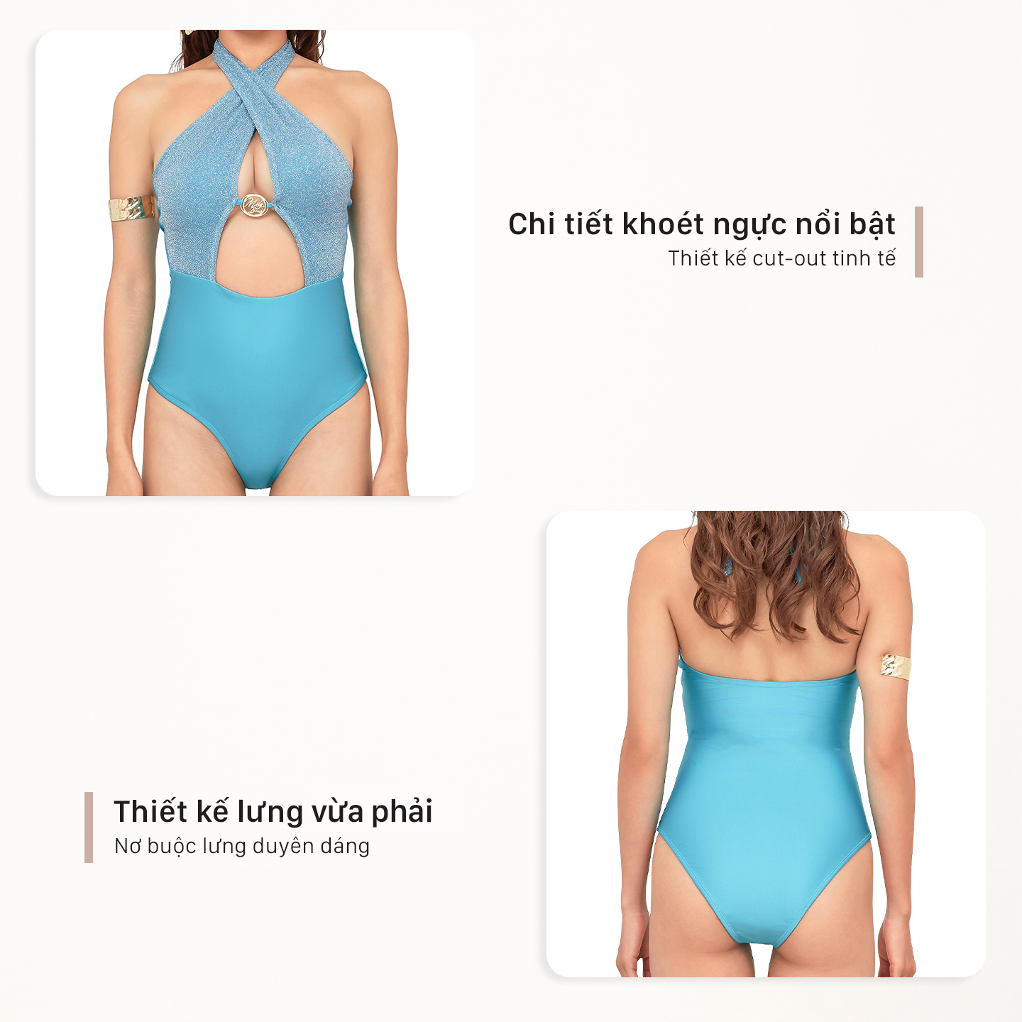 Bộ đồ bơi Sophia Blue - Mily Beach