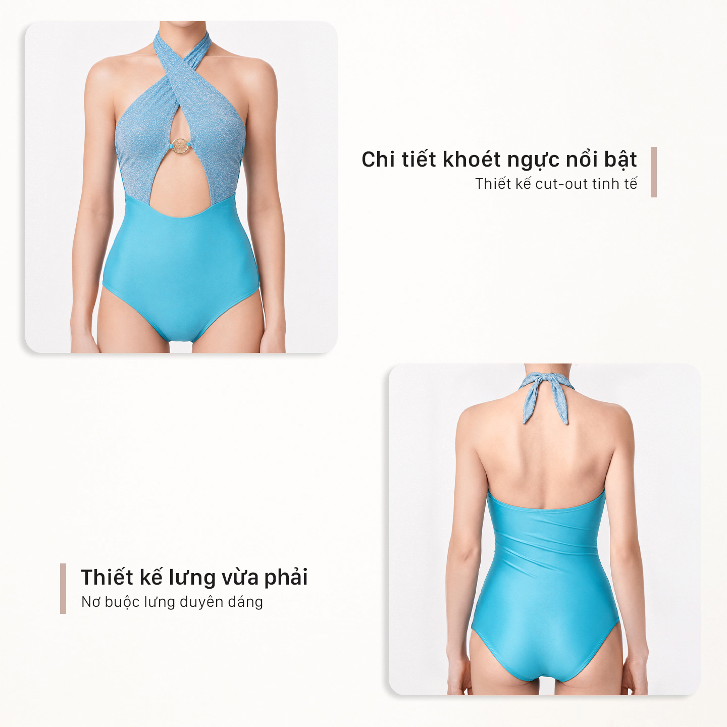 Bộ đồ bơi Sophia Blue - Mily Beach