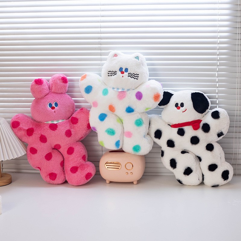 Gấu mèo chấm bi 40cm50cm 95,7k/c (lố 3)