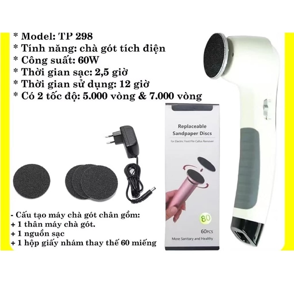 MÁY CHÀ GÓT TÍCH ĐIỆN Ibeliver TP298