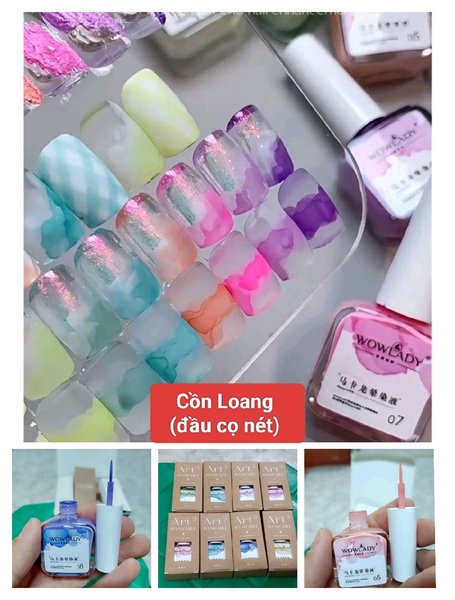 SET CỒN LOANG CỌ NÉT (8 Màu)