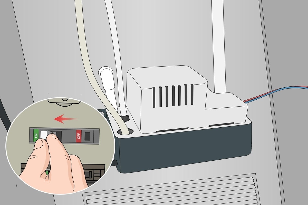 Lắp đặt bơm nước ngưng điều hoà