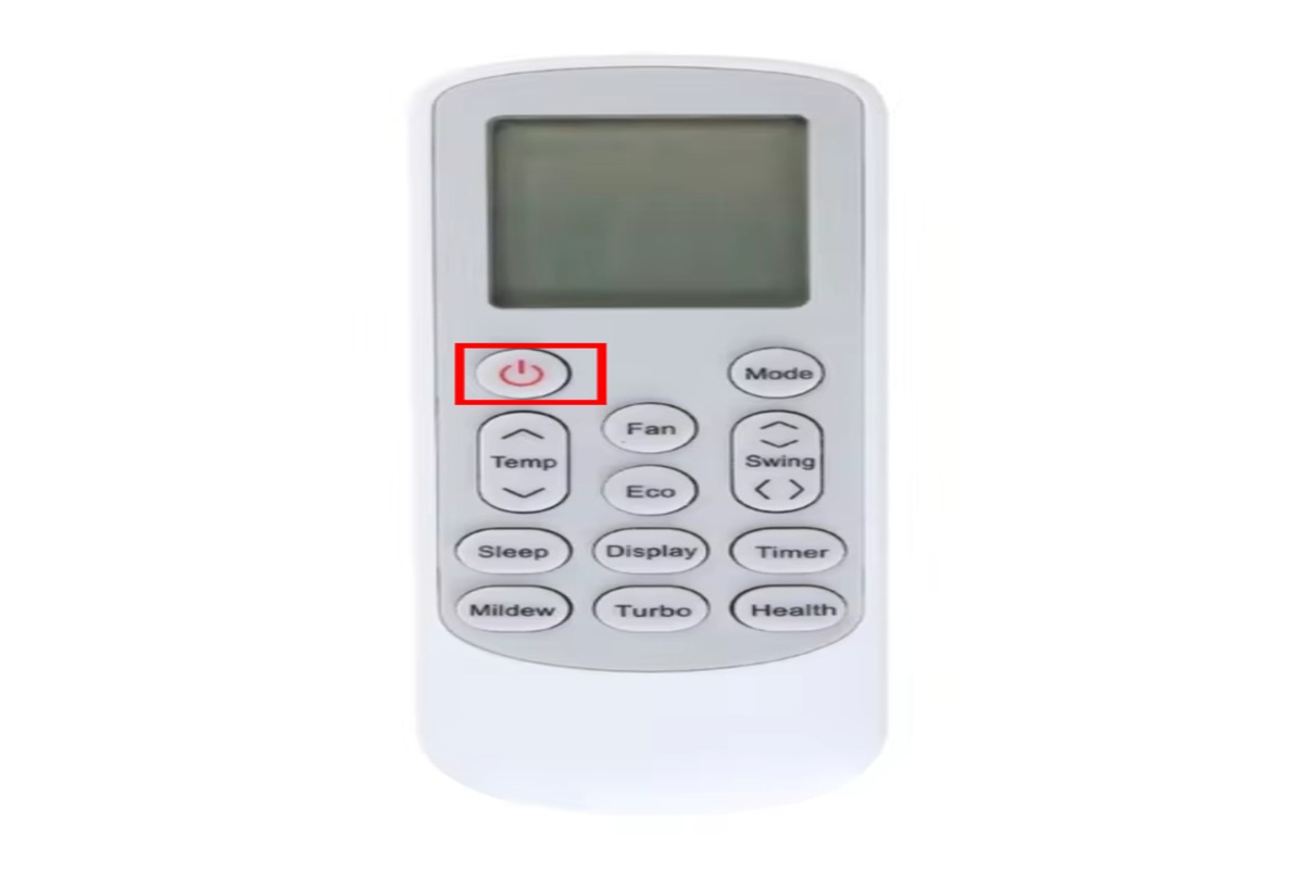 Nút bật tắt máy và temp điều chỉnh nhiệt độ phòng