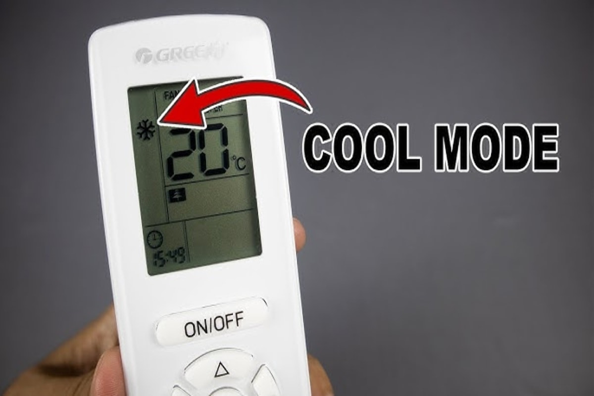 Biểu tượng bông tuyết khi khởi động chế độ Cool