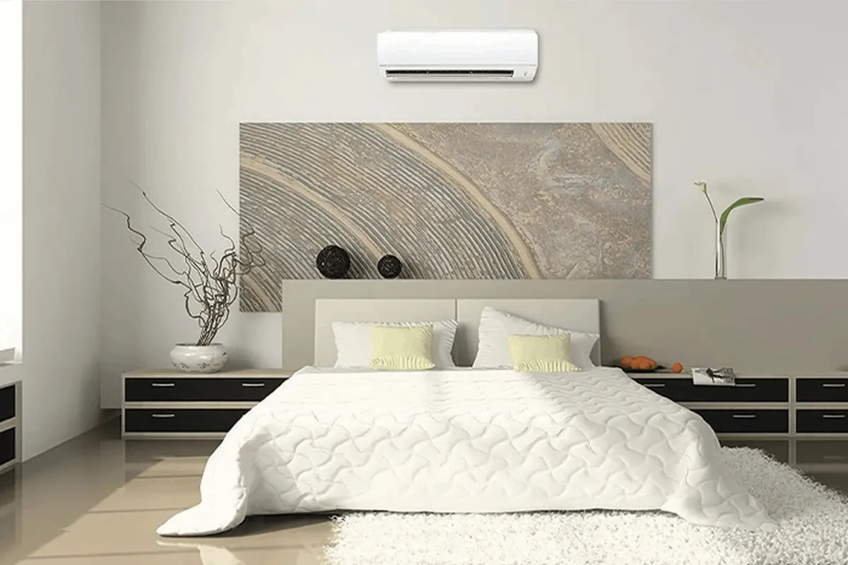 Không gian kín giúp điều hoà làm mát nhanh chóng