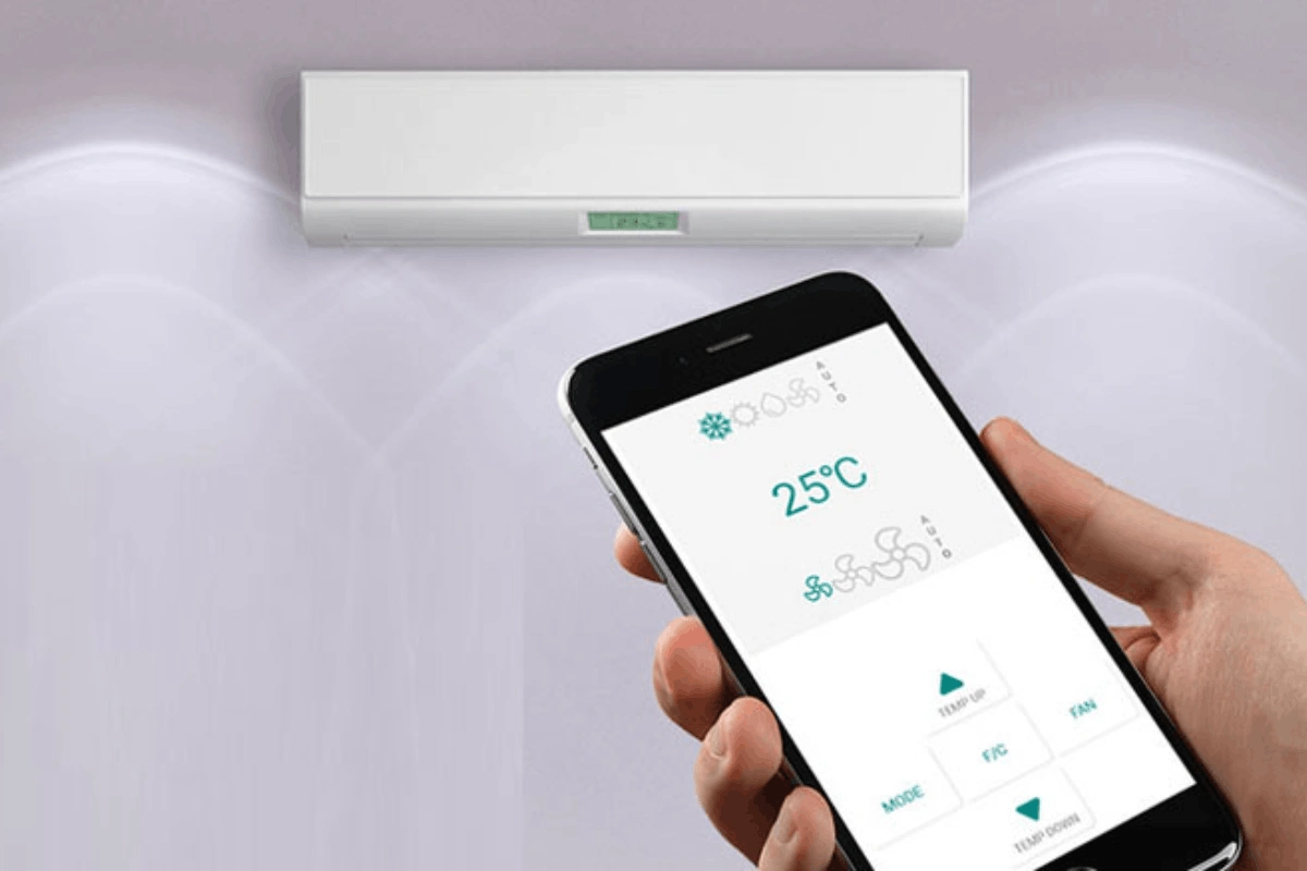 Kết nối điều hòa với điện thoại