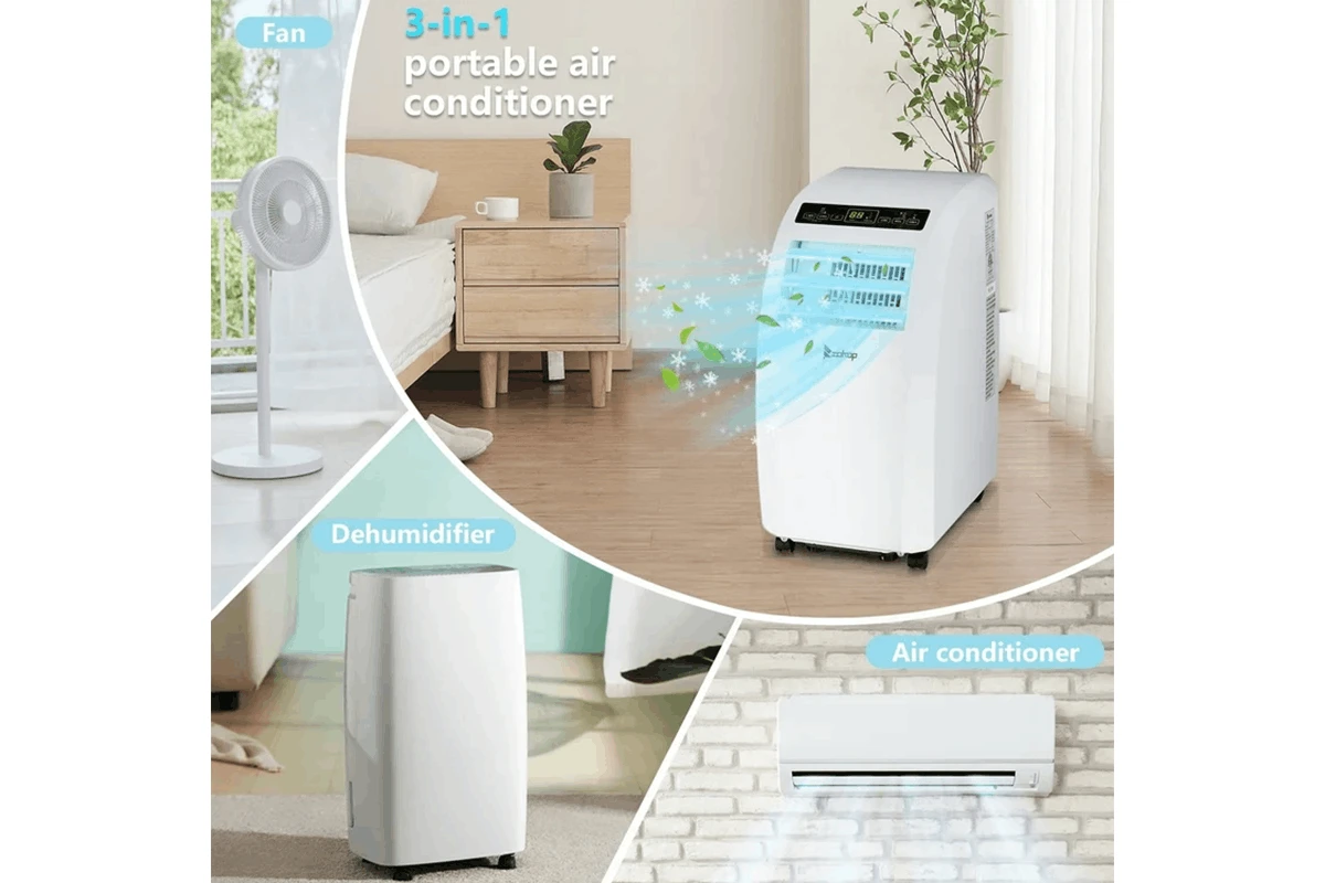 Sử dụng máy lạnh và máy hút ẩm riêng làm tăng chi phí, không gian lắp đặt không tối ưu