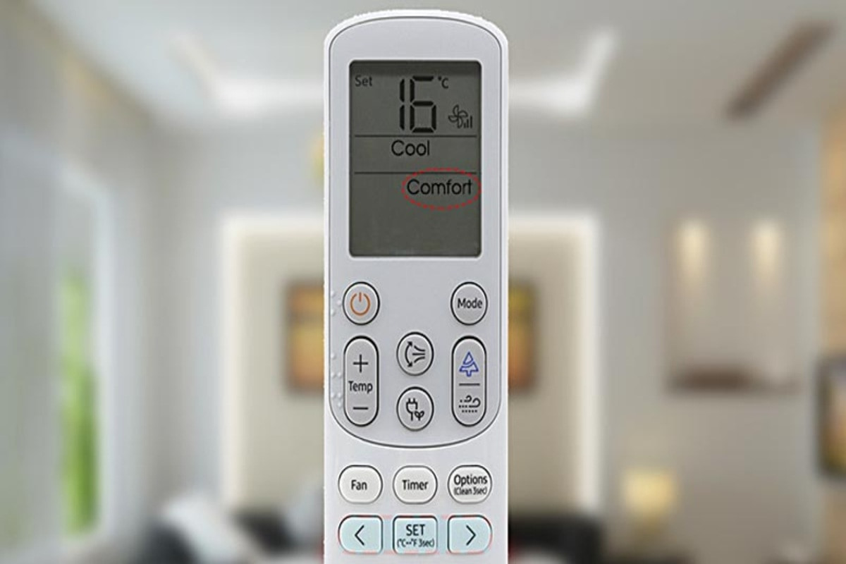 Remote có chế độ comfort