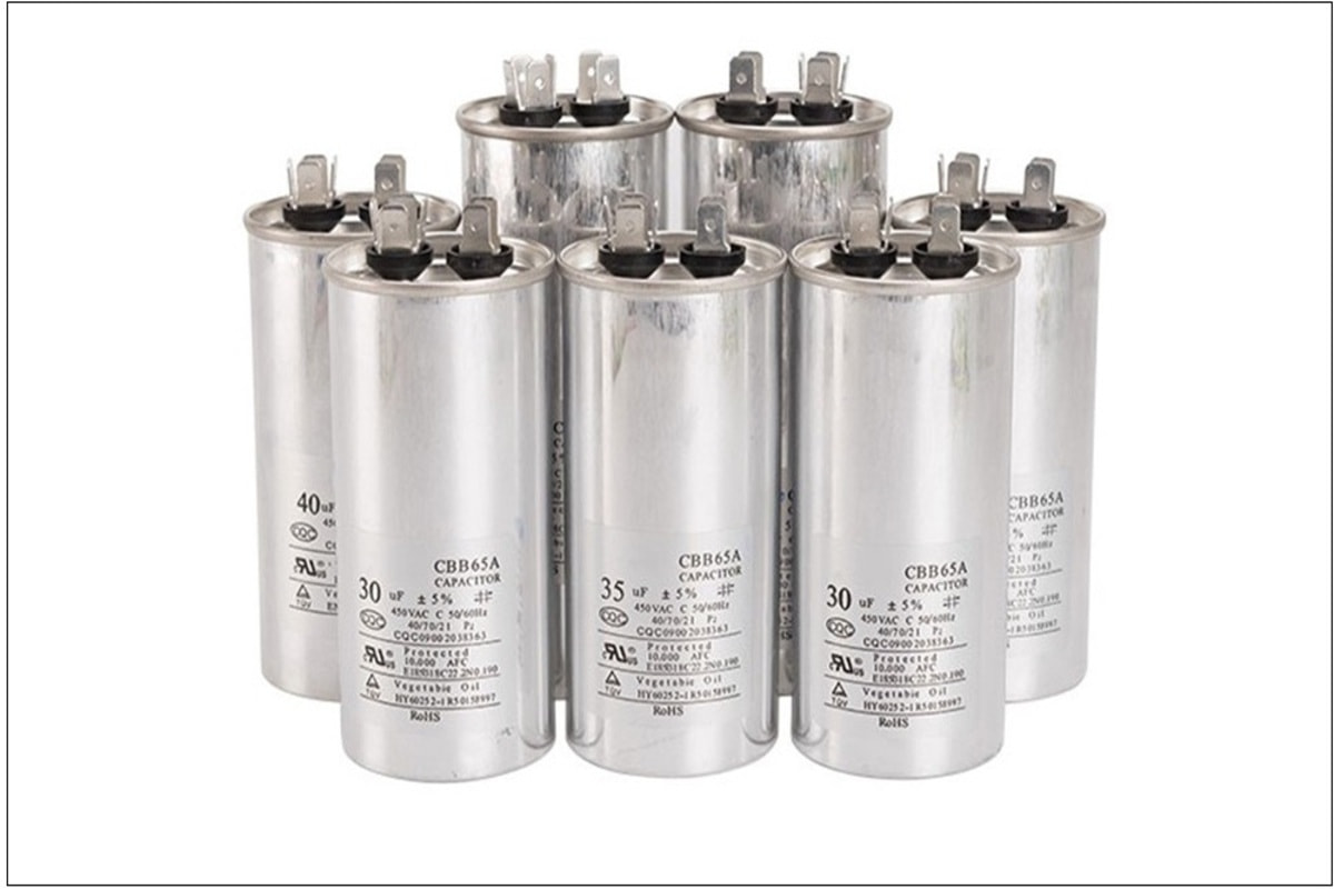 Cục K3 (tụ khởi động) trong cụm block máy lạnh