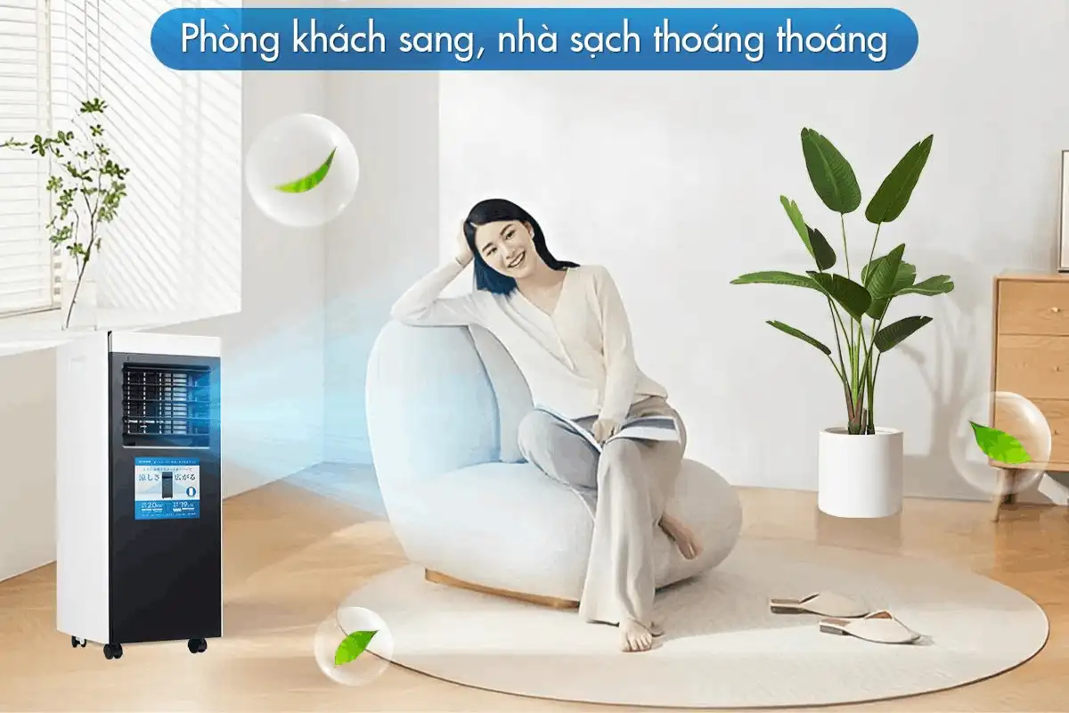 Sử dụng điều hoà di động cho môi trường sống trong lành, mát mẻ