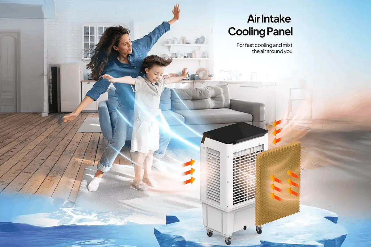 Hiệu quả làm mát tức thì cho mọi không gian sống của điều hoà di động thế hệ mới