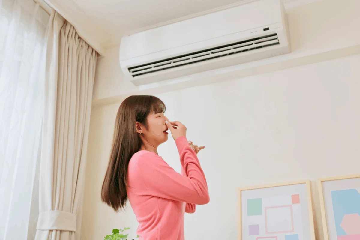 Máy lạnh điều hoà có mùi hôi, khó ngửi