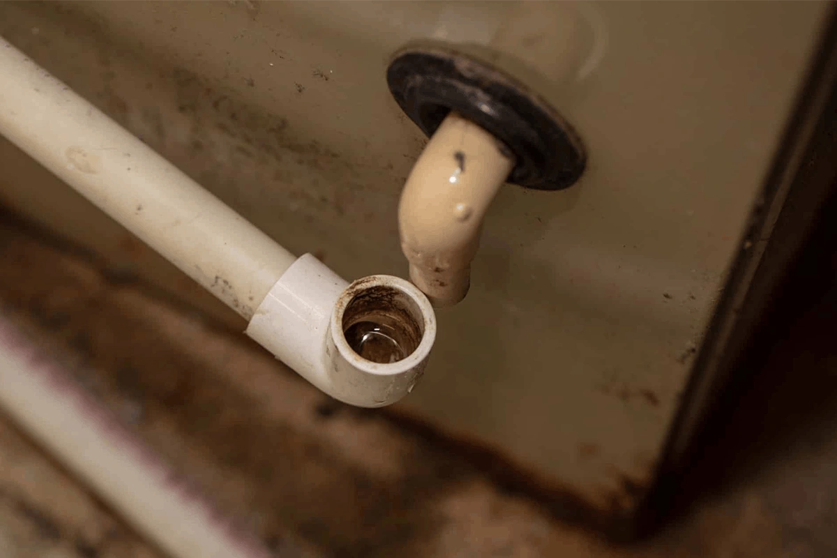 Ống thoát nước tắc nghẽn