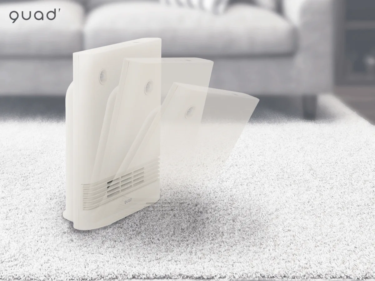 Máy sưởi gốm tiết kiệm điện lưu lượng gió lớn SLIM ENA HEAT S QS423IV