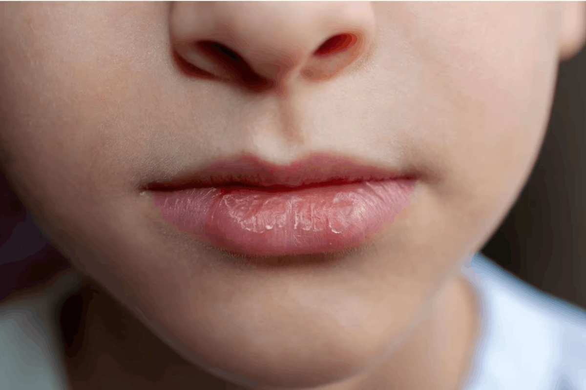 Khô môi khi sử dụng điều hoà