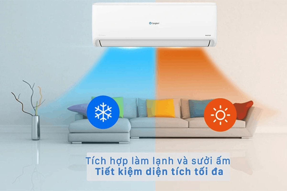 Điều hoà 2 chiều ổn định nhiệt độ