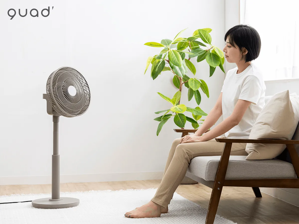 Quạt đứng tuần hoàn phòng khách 3D DC SMARTAIR DC QS543GB