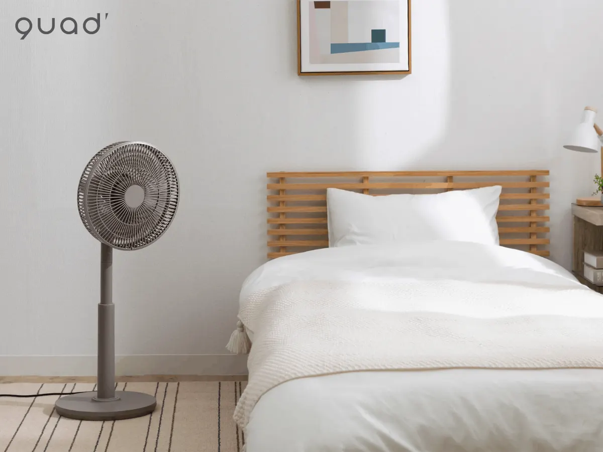 Quạt đứng tuần hoàn phòng khách 3D DC SMARTAIR DC QS543GB