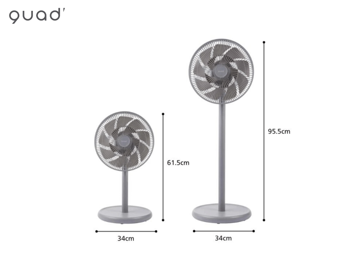 Quạt đứng tuần hoàn phòng khách DC SMARTAIR DC QS538GY