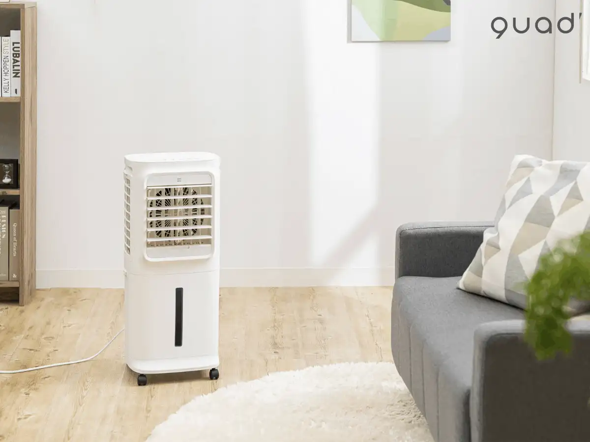 Quạt hơi nước làm mát công suất lớn, cấp nước từ trên QS521WH