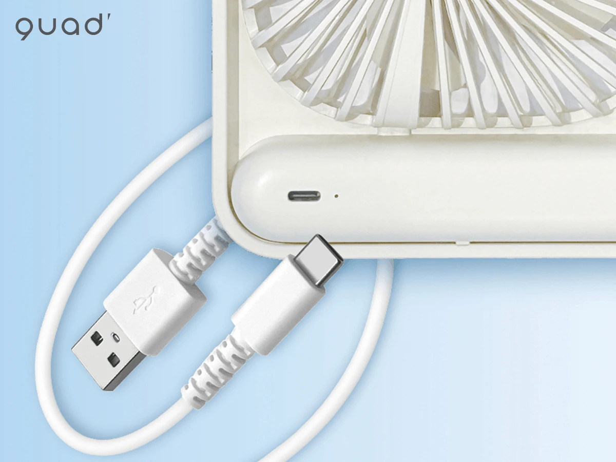 Quạt sạc đa năng kiểu dáng mỏng QS545IV