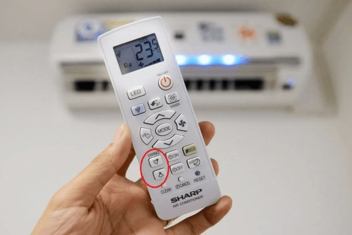 Điều hoà 2 nút swing