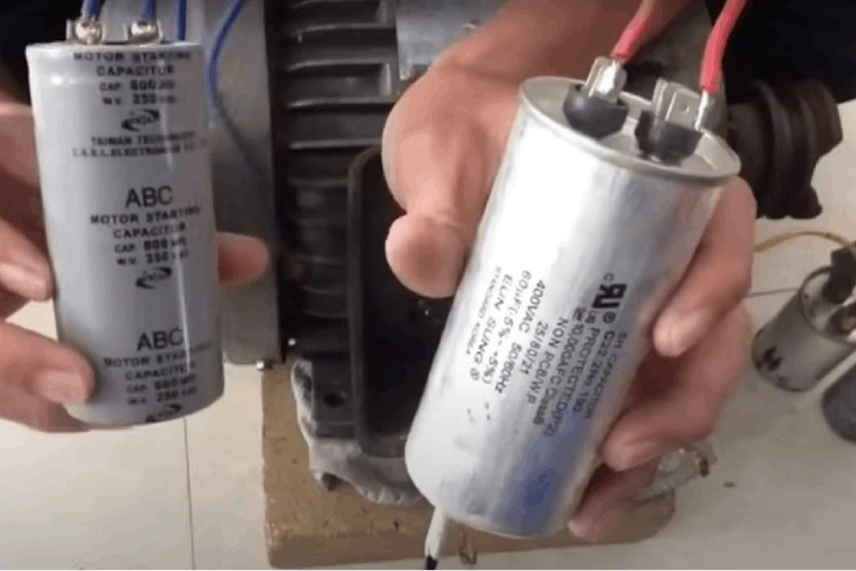 Tụ và nguồn điện bị yếu