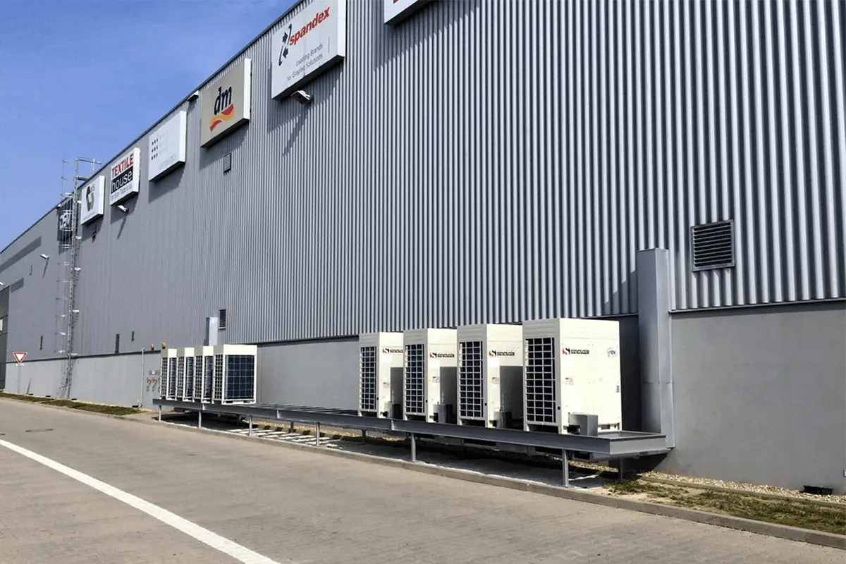 Hệ thống máy lớn, cố định yêu cầu đục tường, thi công khung và dẫn kết cấu kỹ thuật