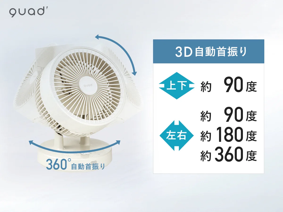 Quạt tuần hoàn kiêm sấy quần áo DC 360° PUREAIR DRY DC QS505IV