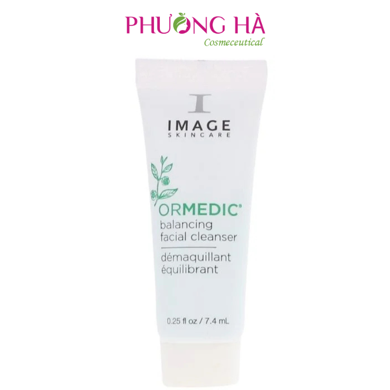(Size mini) Gel rửa mặt cân bằng da Image ORMEDIC Balancing Facial Cleanser 7.4ml