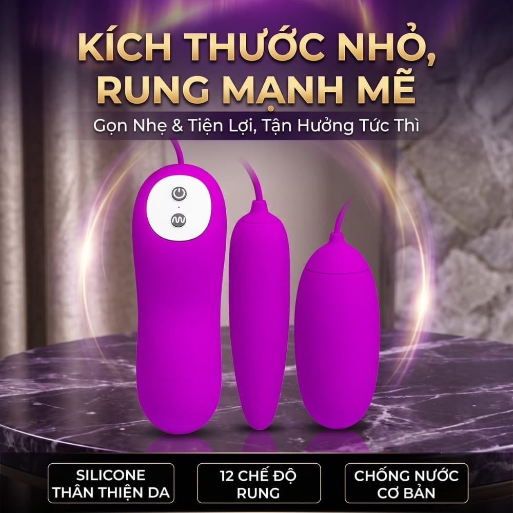 Trứng rung 2 đầu Pretty Love Irma
