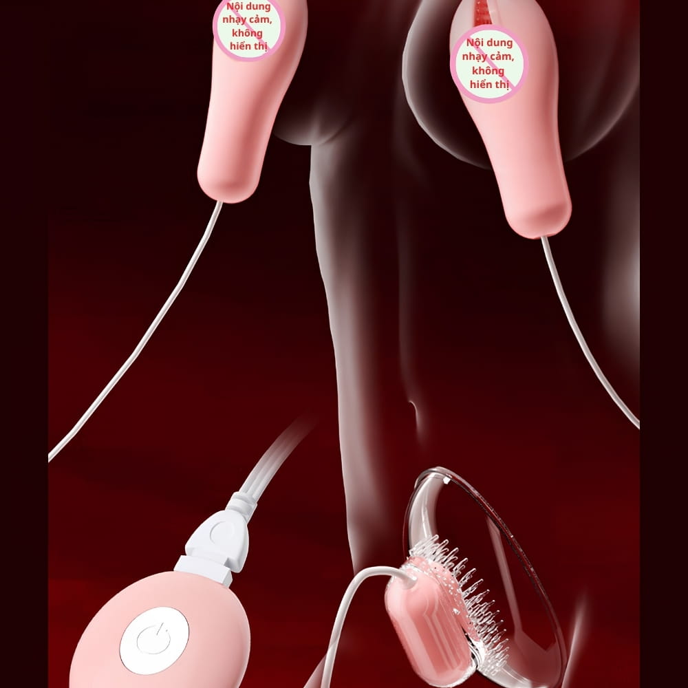 BDSM Kẹp ngực đa năng YuePao Milk Clip 3 đầu