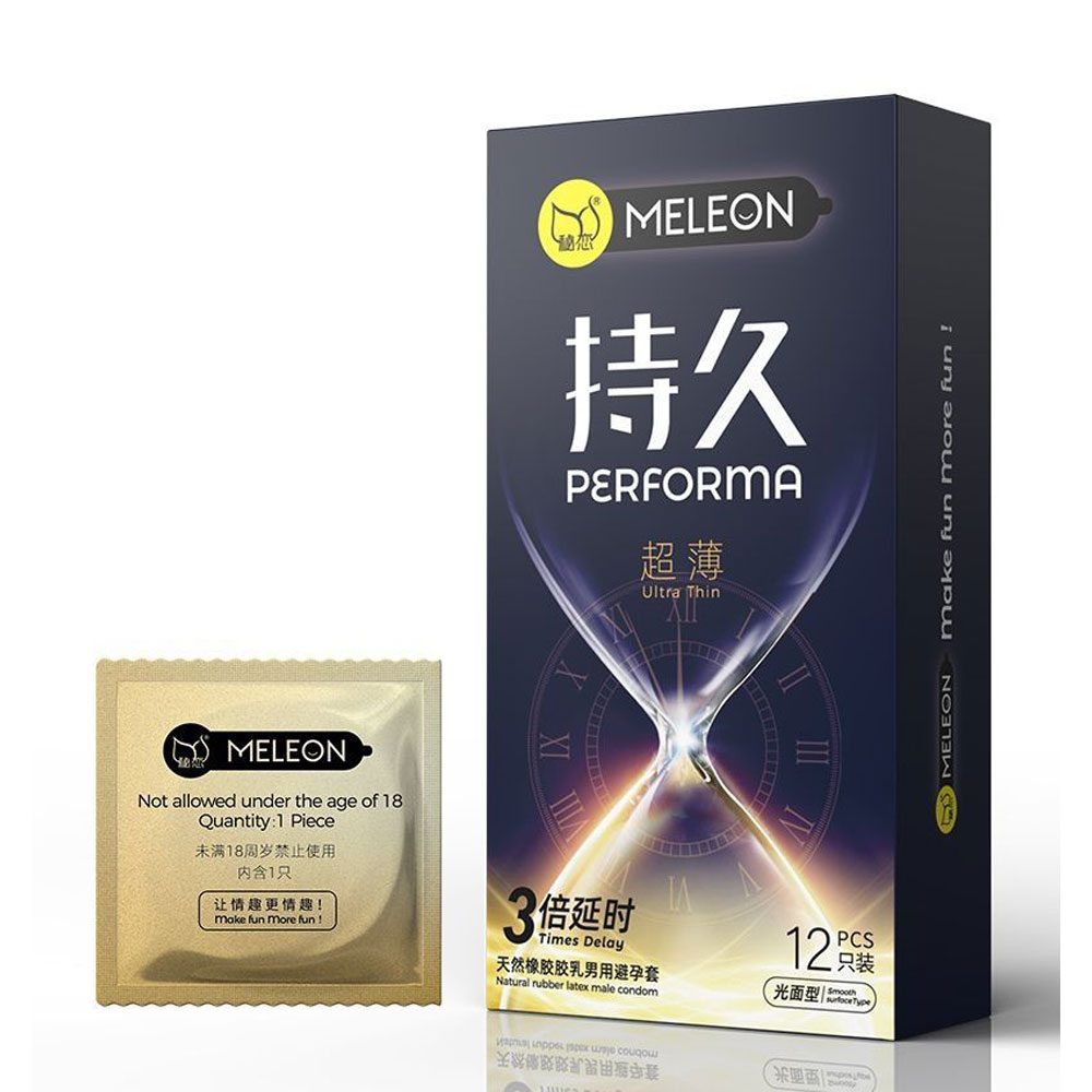 Bao cao su Meleon Performa 3 Times Ultra Thin hộp 12 chiếc