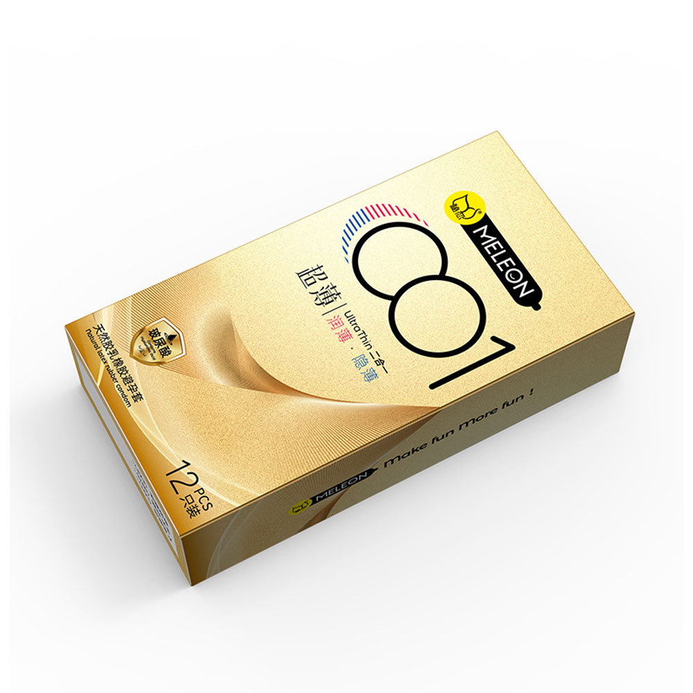 Bao cao su Meleon 001 Ultra Thin siêu mỏng nhiều gel hộp 12 cái