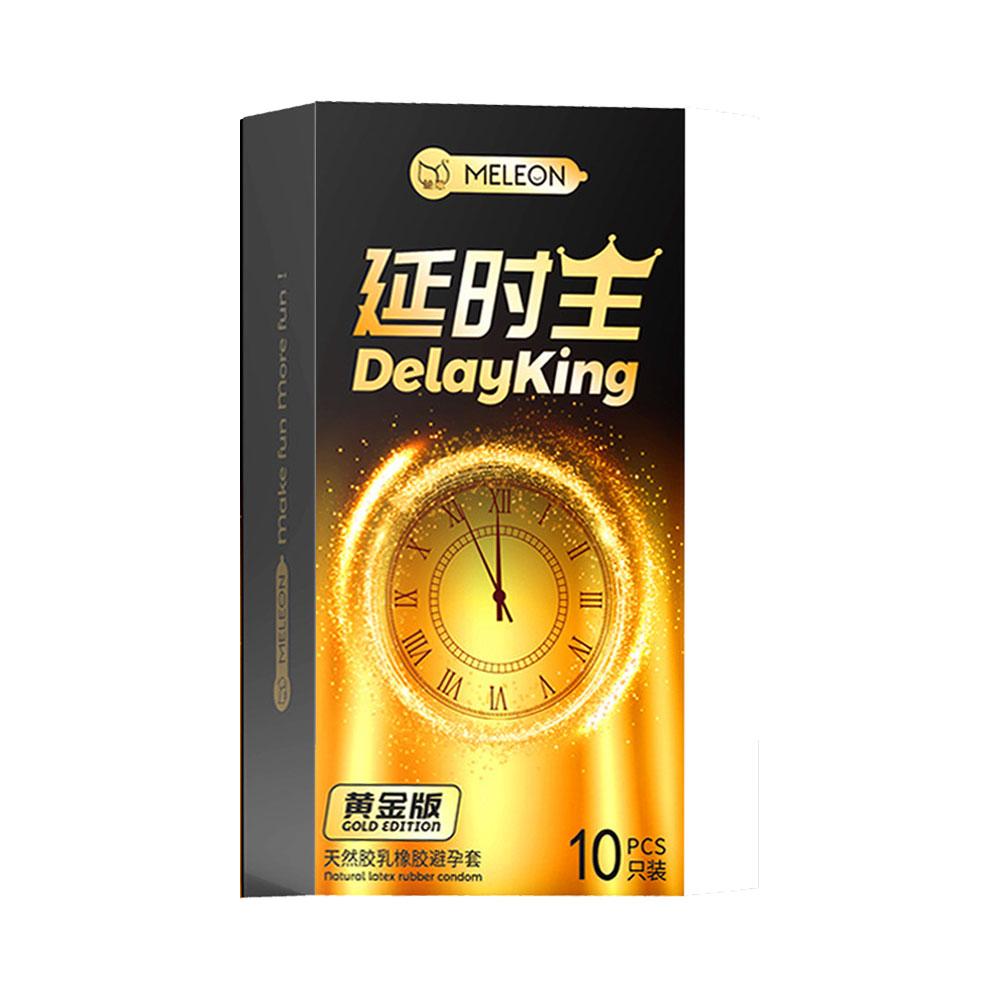 Bao cao su Meleon Delay King Gold Edition kéo dài thời gian hộp 10 cái