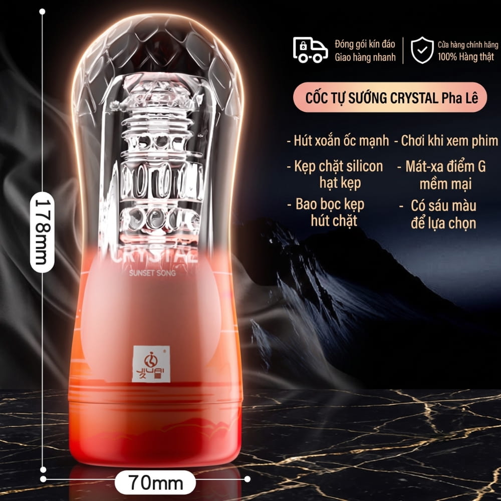 Âm đạo giả dạng cốc Jiuai Crystal