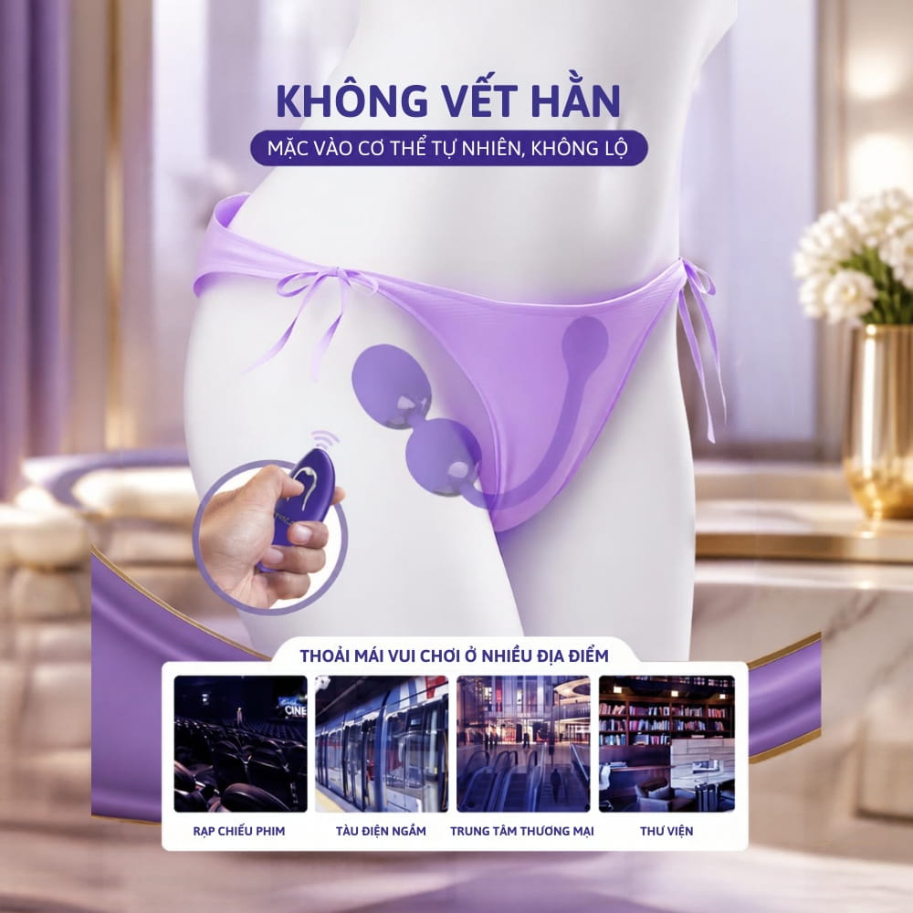 Trứng rung Pretty Love Willie-Youth Remote
