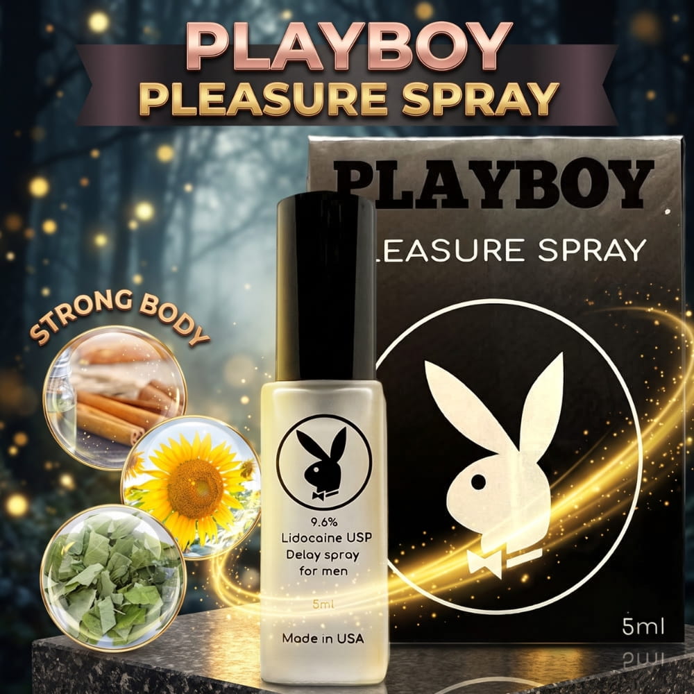 Xịt chống xuất tinh sớm Playboy Đen 5ml