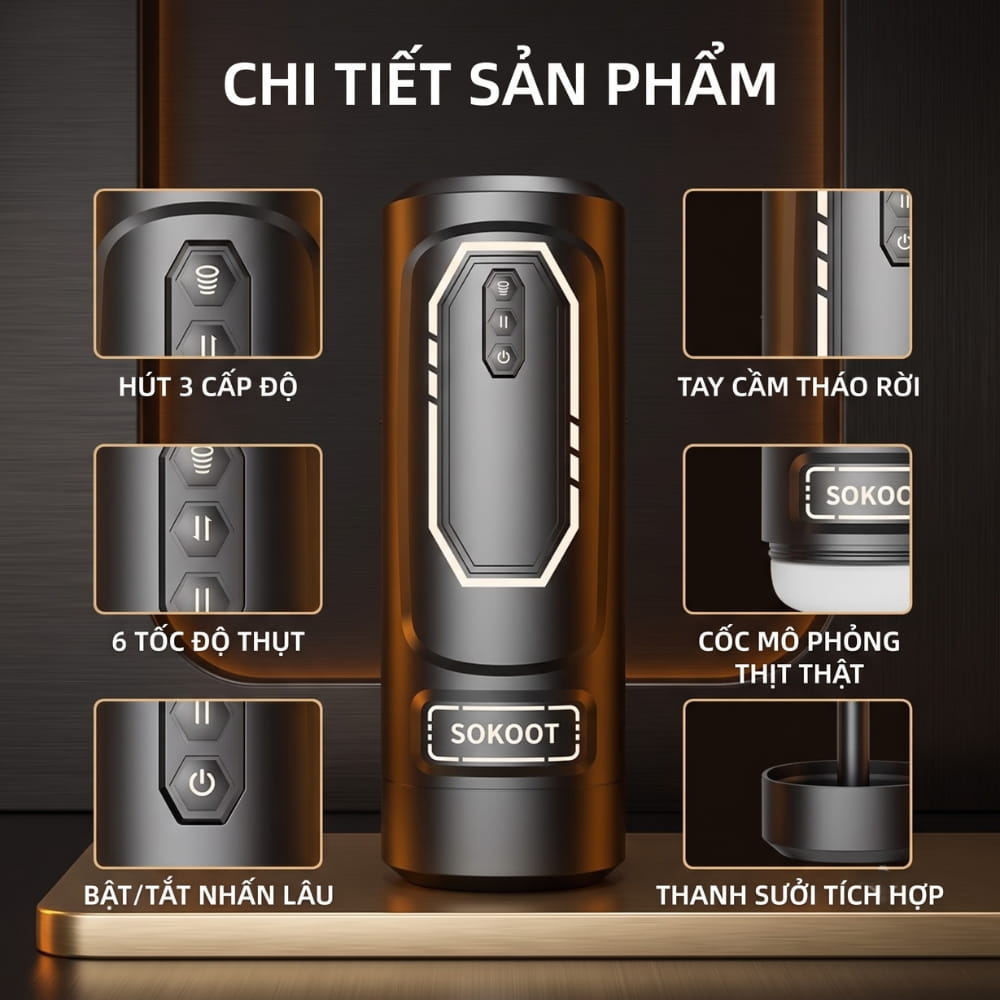 Âm đạo giả đa năng Sokoot Power Play