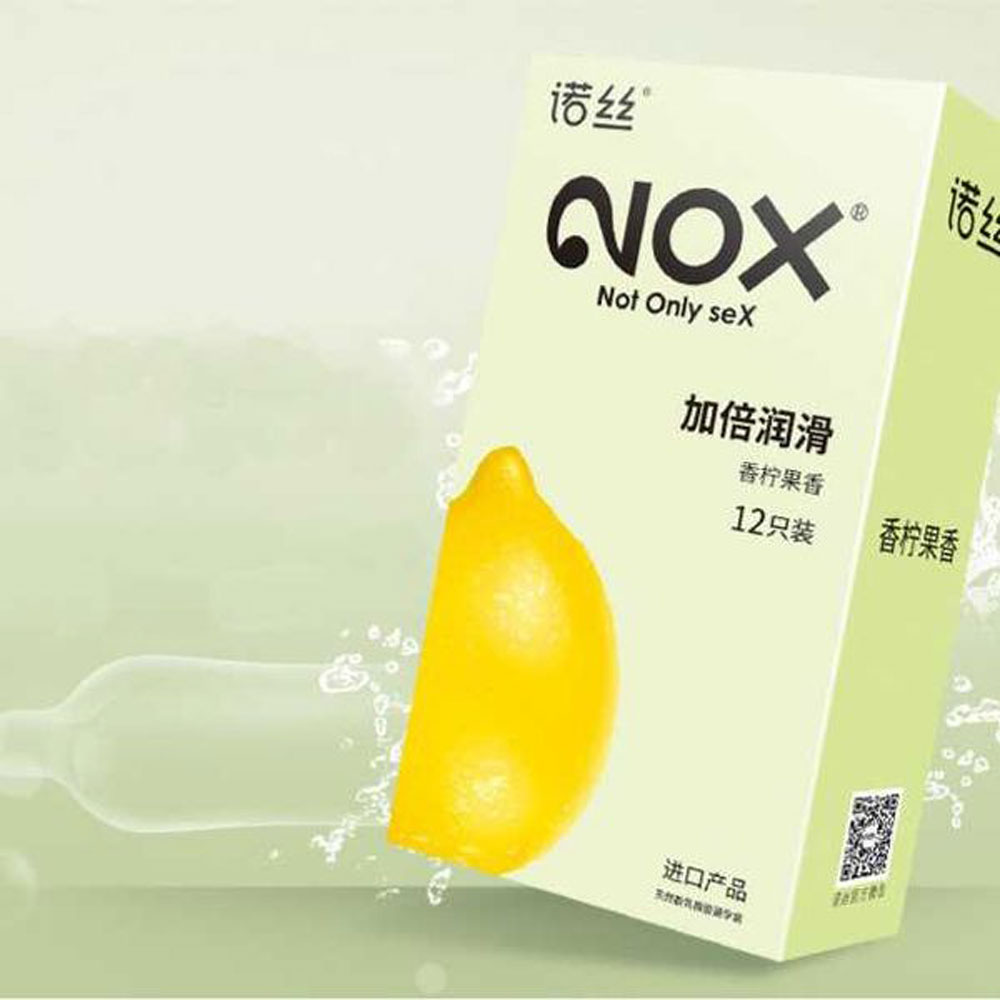 Bao cao su Nox Fruity Lime hương chanh hộp 12 cái