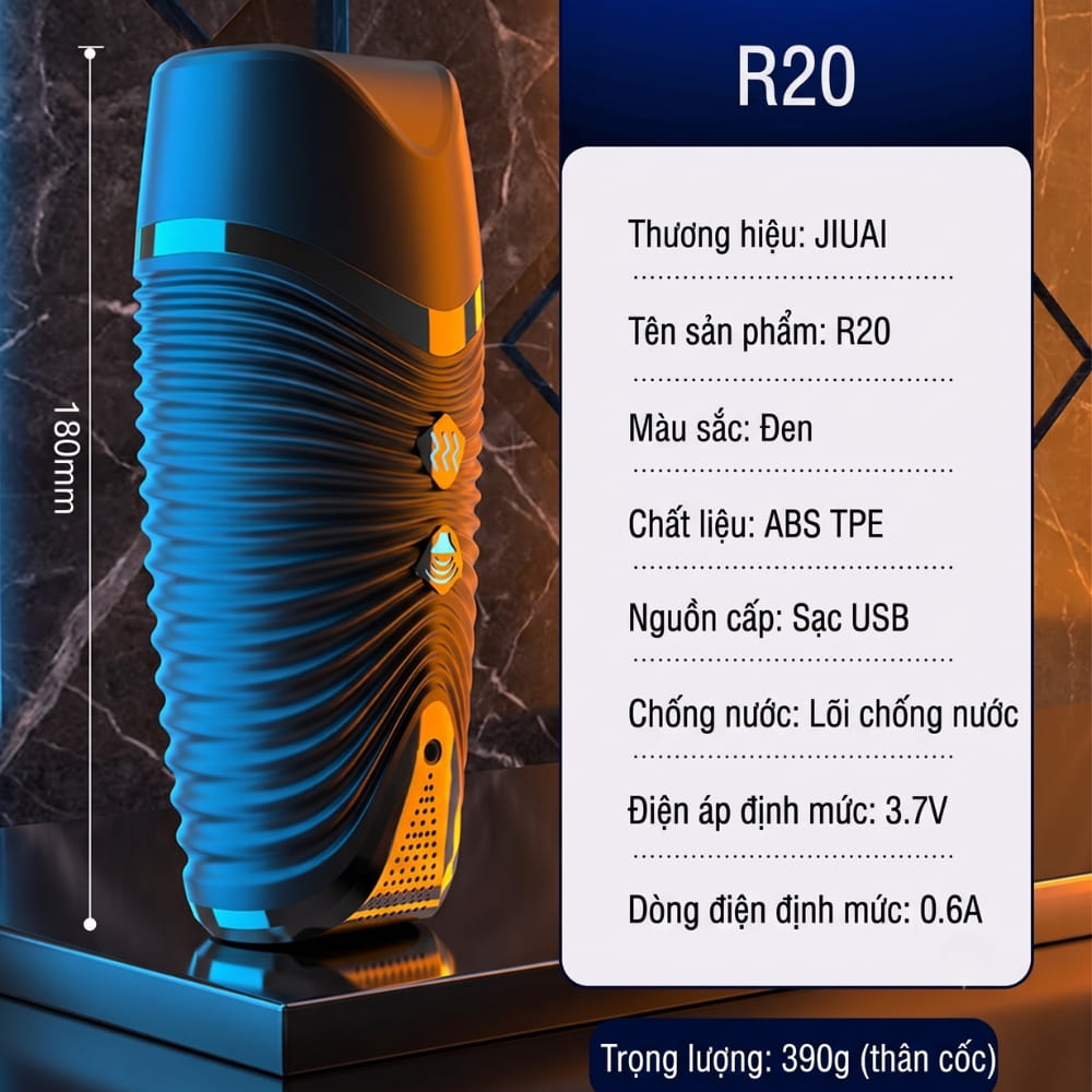 Âm đạo giả hít tường đa năng Jiuai R20