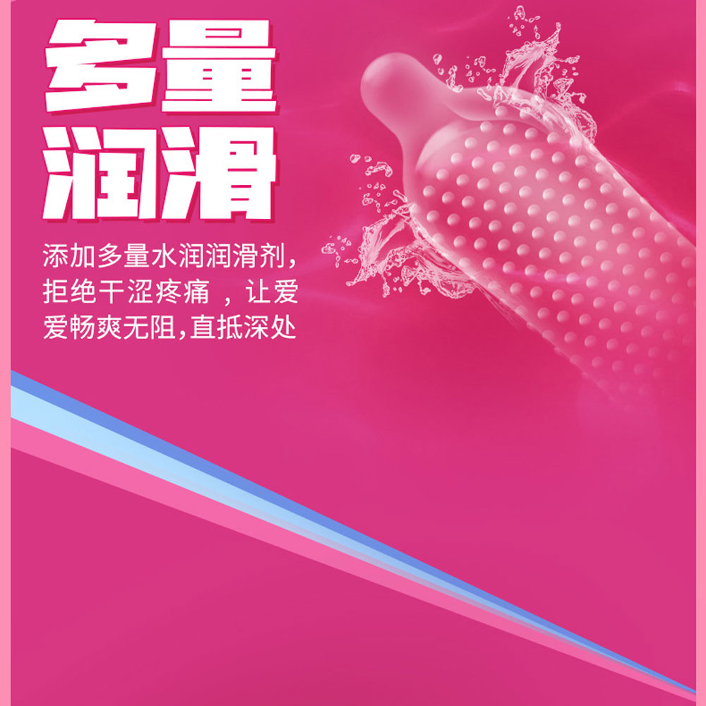 Bao cao su Nox Sure Enough Strawberry hương dâu hạt nổi hộp 10 cái