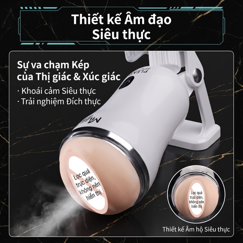Âm đạo giả hít tường MizzZee Mini