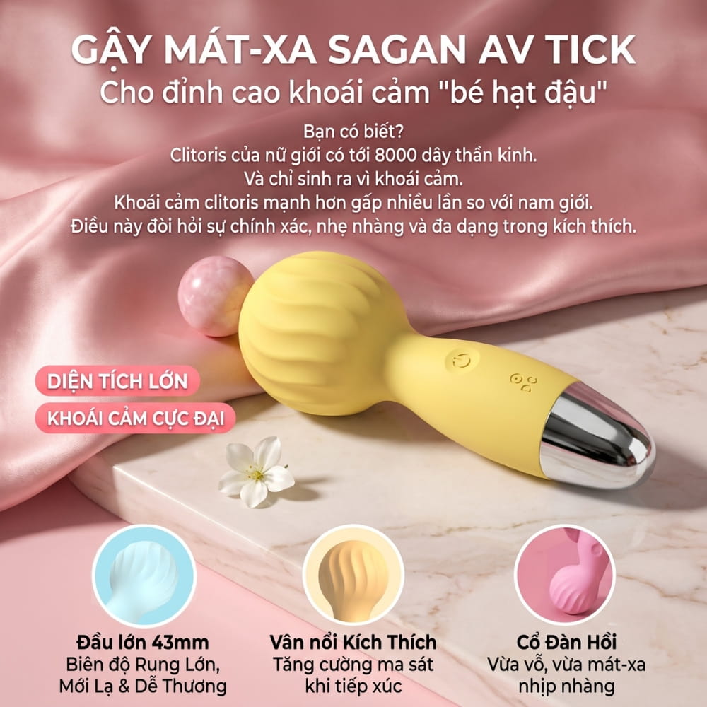 Chày rung Sagan AV Tick