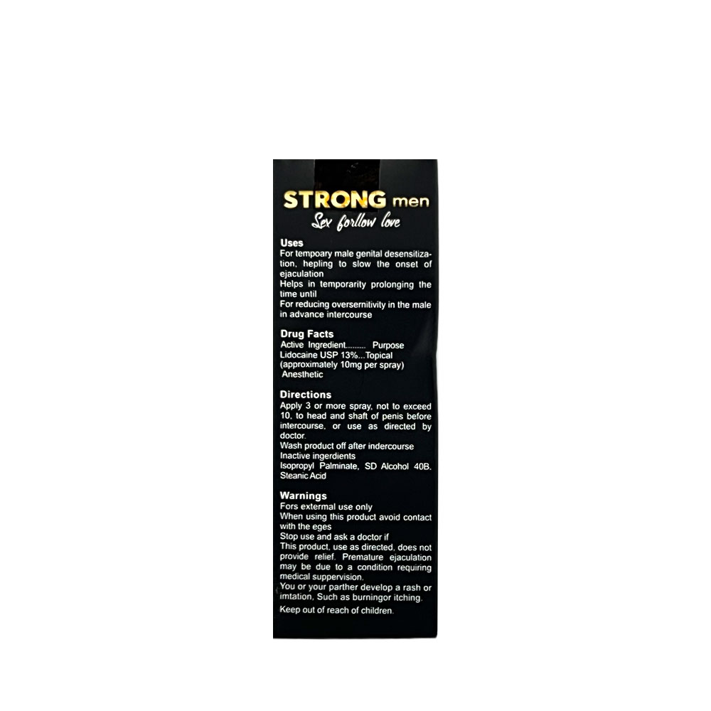 Xịt chống xuất tinh sớm Strong Men 30ml