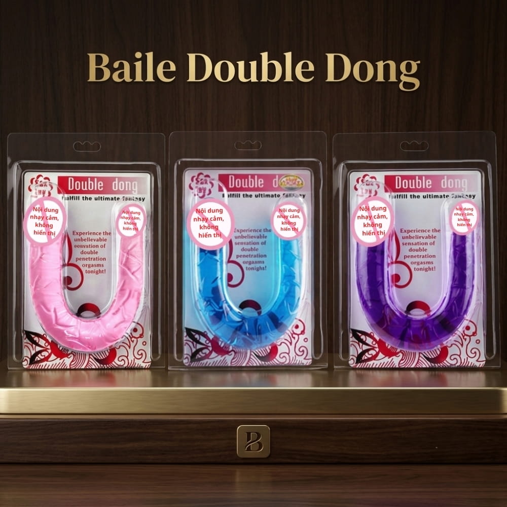 Dương vật giả hai đầu Baile Double Dong